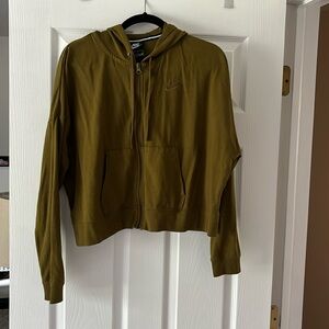 Nike crop zip up